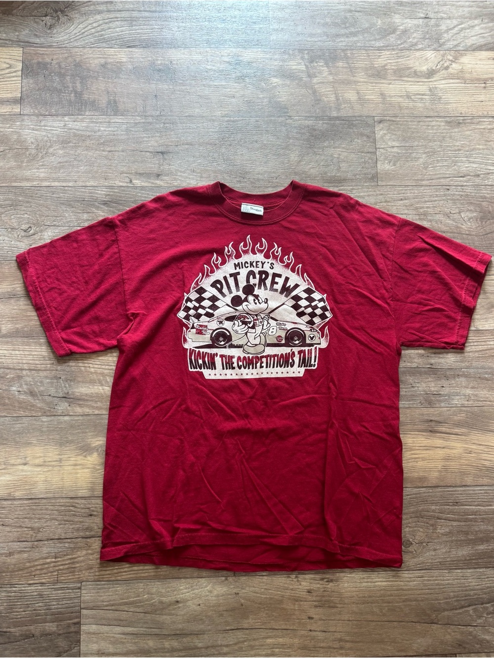 Men’s Disneyland Mickeys Pit Crew T-Shirt Size XL